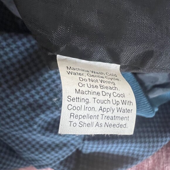 Forrester's Rainshedder Mens XL Blue Black Houndstooth Pullover Quart Zip Golf - Picture 6 of 7